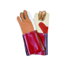 Furniture Welding Safety Work Glove Rainbow Color 2PCS Back with PVC Gauntlet Cuff